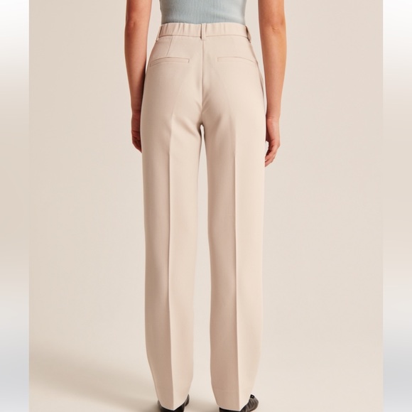 Abercrombie Tailored Relaxed Straight Pant - Picture 3 of 6